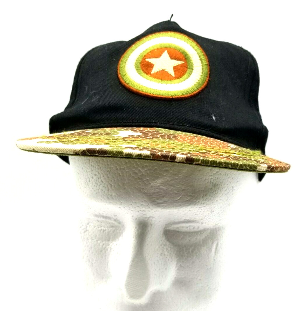 Marvel Avengers Assemble Youth Snapback Baseball Cap Camo Youth Size S/M Age 4-7